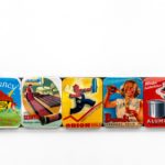 Hűtőmágnes szett - retro plakátok